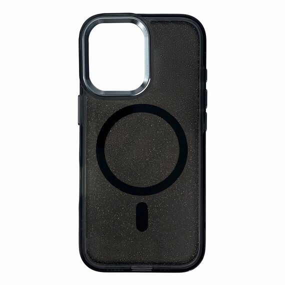 Glitter Case MagSafe Compatible for iPhone 17 Pro - Black - Apple Cases - Cases - Techbox