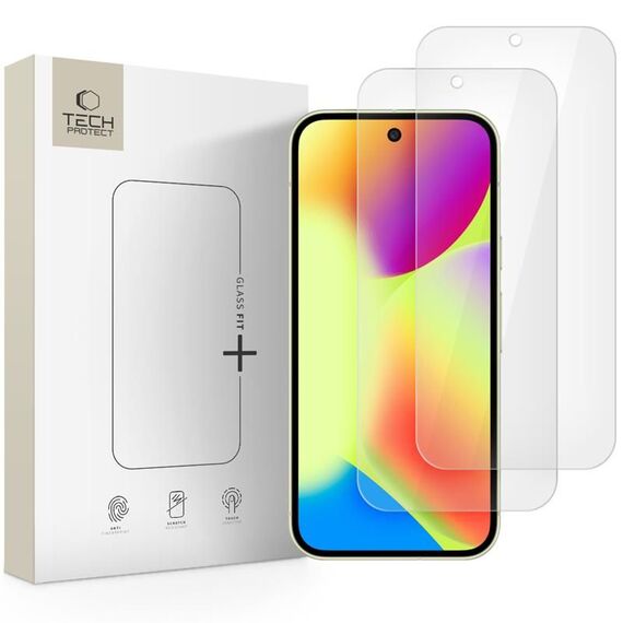 Tech-Protect Glass Fit+ 2-pack tempered glass for Google Pixel 9 / 9 Pro / 10 / 10 Pro - transparent - Rest Brands - Screen & Camera Protection - Techbox