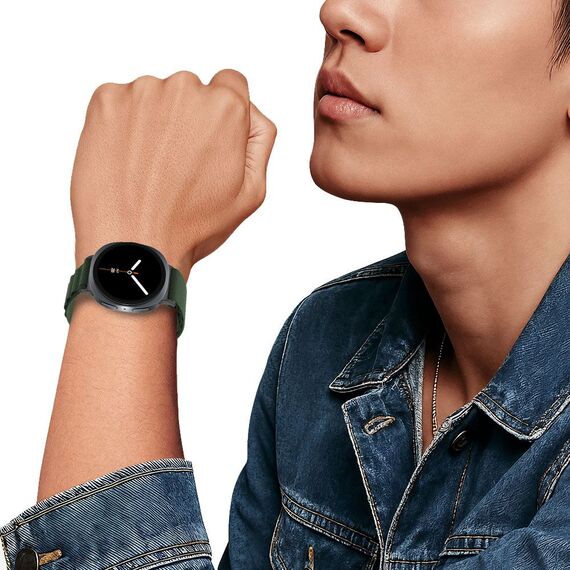 Tech-Protect Nylon Stripe Strap for Samsung Galaxy Watch 40/44/46 mm - Green | Techbox