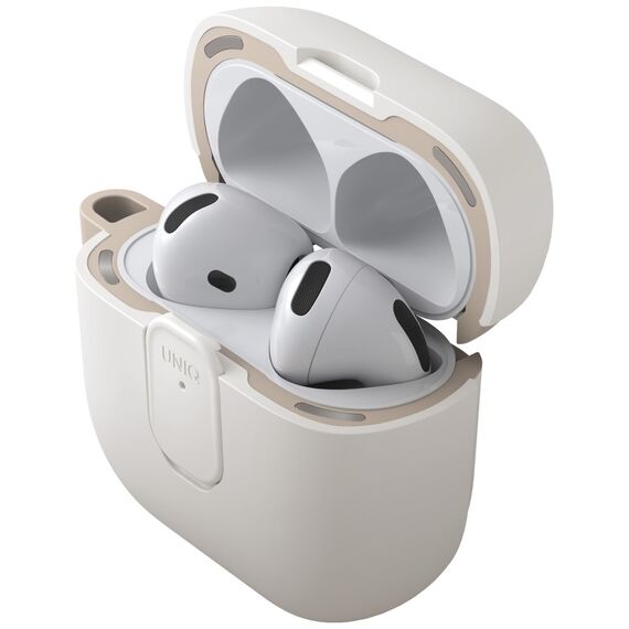 Uniq Clyde Lock Case for AirPods 4 - Beige | Techbox