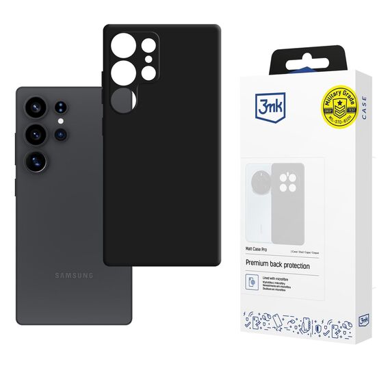 3mk Matt Case Pro for Samsung Galaxy S25 Ultra - Matte Black | Techbox