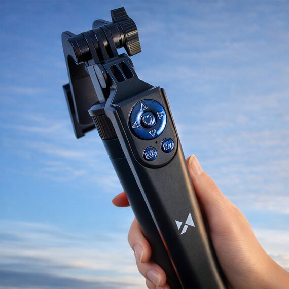 Selfie stick Wozinsky WC1Y70S teleskopowy tripod 1.7m z uchwytem na telefon - czarny