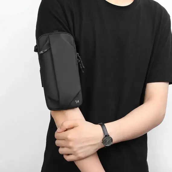 Wozinsky WSDB-B armband phone bag for running - black | Techbox