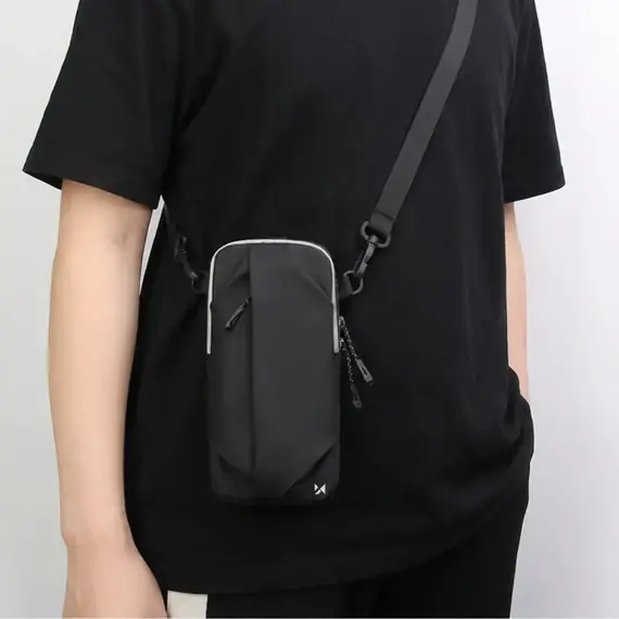 Wozinsky WSDB-B armband phone bag for running - black | Techbox