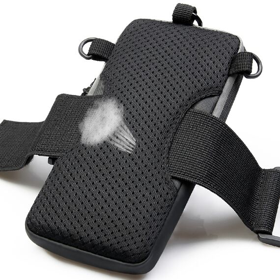 Wozinsky WSDB-B armband phone bag for running - black | Techbox