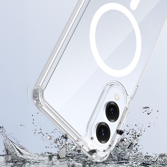 3mk Armor MagCase for Samsung Galaxy S25 Edge - Transparent
