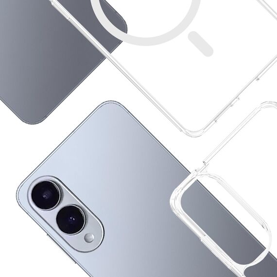 3mk Armor MagCase for Samsung Galaxy S25 Edge - Transparent