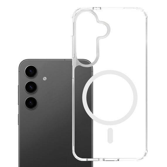 3mk Armor MagCase for Samsung Galaxy S25 FE - Transparent