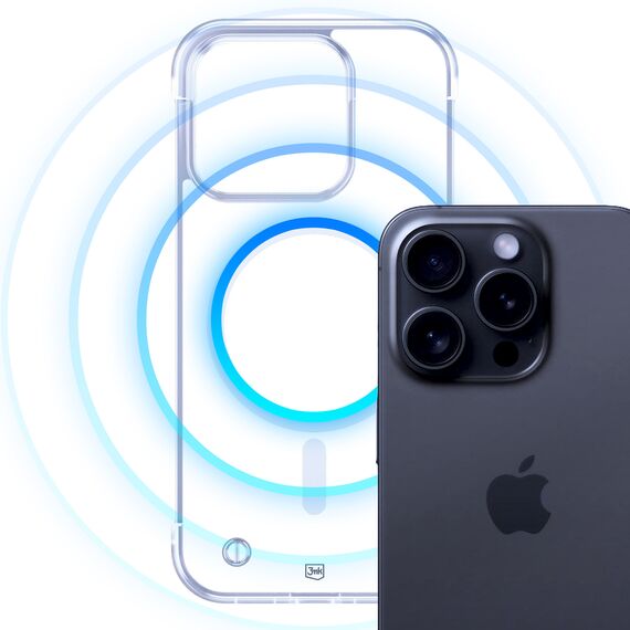 3mk Just20g MagCase for iPhone 14 Pro Max - Transparent