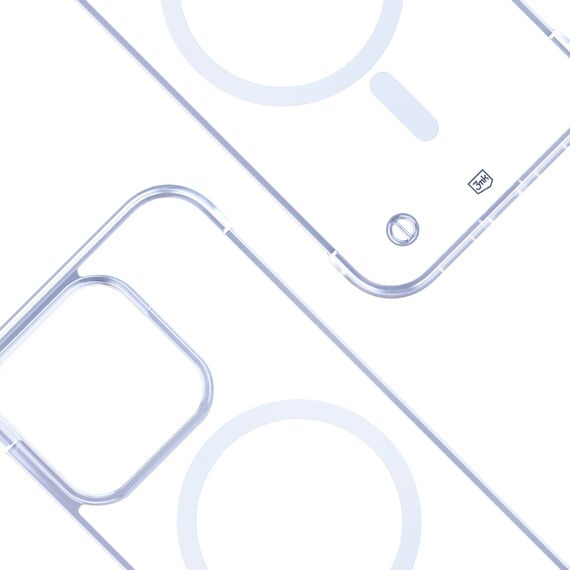 3mk Just20g MagCase for iPhone 15 Pro Max - Transparent