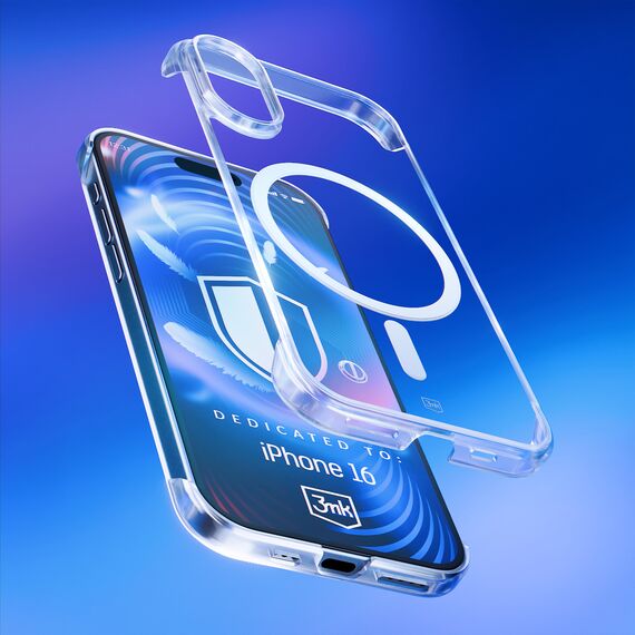 3mk Just20g MagCase for iPhone 16 - transparent