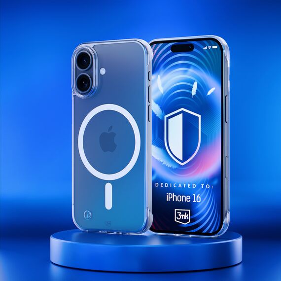 3mk Just20g MagCase for iPhone 16 - transparent