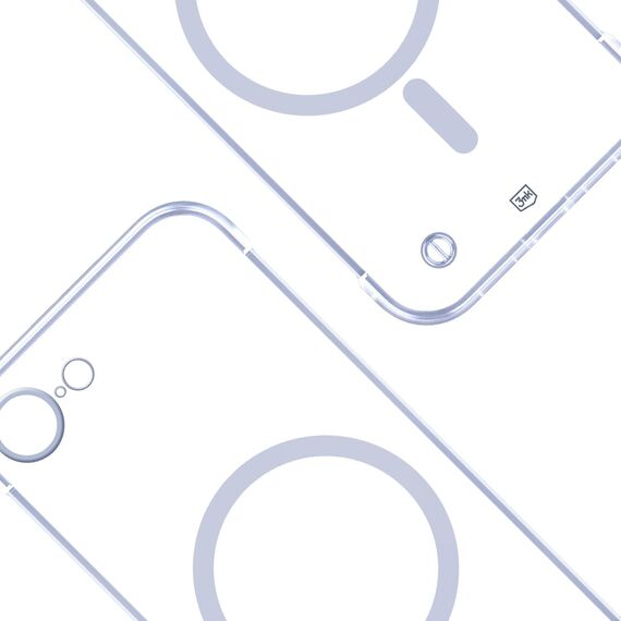 3mk Just20g MagCase for iPhone 16E - transparent
