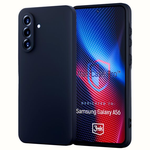 3mk Matt Case Pro for Samsung Galaxy A56 - matte black | Techbox