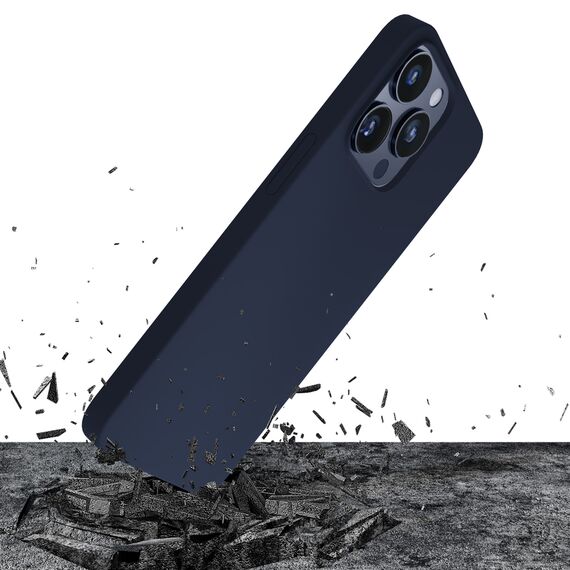 3mk Silicone Case for iPhone 15 Pro - Navy Blue | Techbox