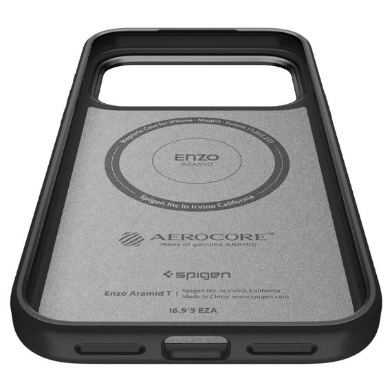 Spigen Enzo Aramid "T" MagSafe case for iPhone 17 Pro Max - black - Apple Cases - Cases - Techbox