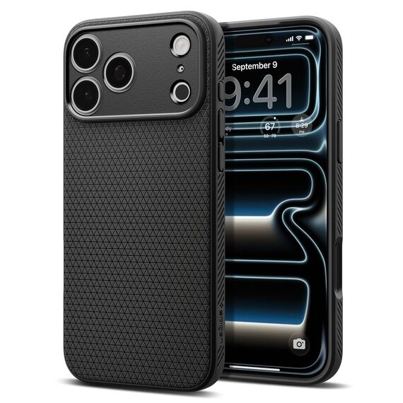 Spigen Liquid Air Case for iPhone 17 Pro Max - Matte Black | Techbox