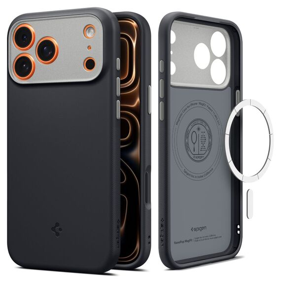 Spigen Nano Pop MagSafe Case for iPhone 17 Pro Max - Black - Apple Cases - Cases - Techbox