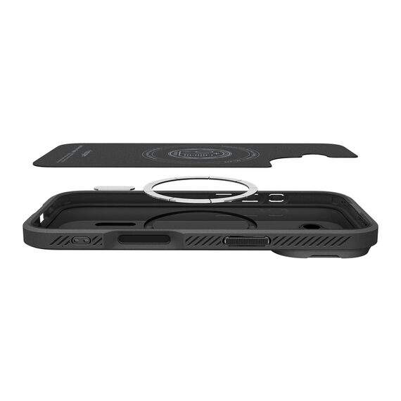 Spigen Optik Armor MagSafe case for iPhone 17 - black | Techbox