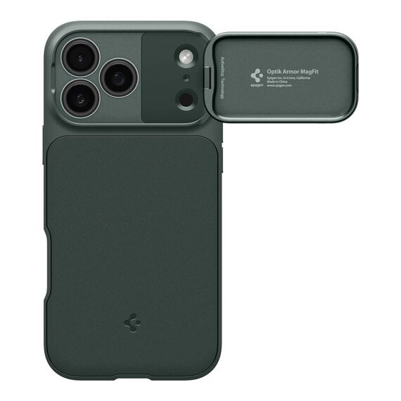 Spigen Optik Armor MagSafe Case for iPhone 17 Pro Max - Green - Apple Cases - Cases - Techbox