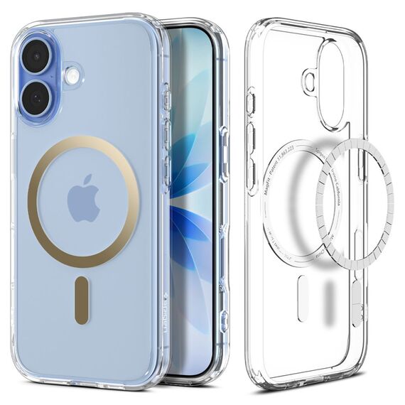 Spigen Ultra Hybrid MagSafe Case for iPhone 17 - Transparent Gold | Techbox