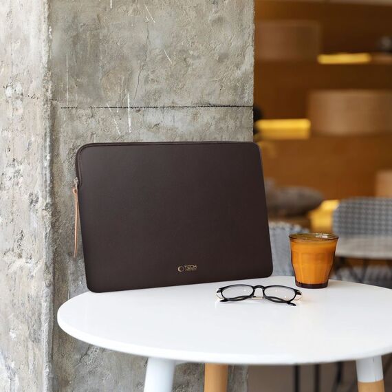 Tech-Protect Fleece Laptop Bag 13-14" - Brown | Techbox