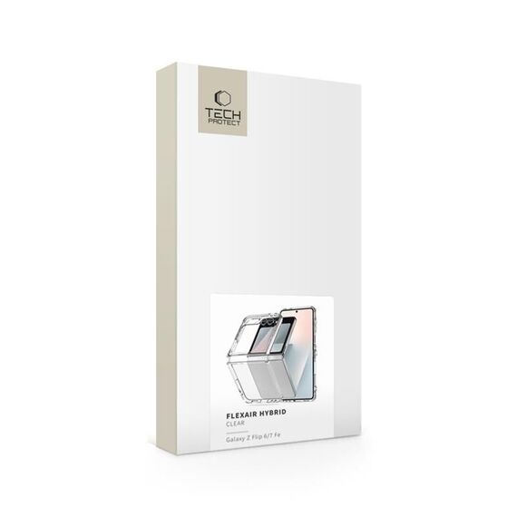 Tech-Protect FlexAir Hybrid Case for Samsung Galaxy Z Flip 6 / 7 FE - Transparent | Techbox
