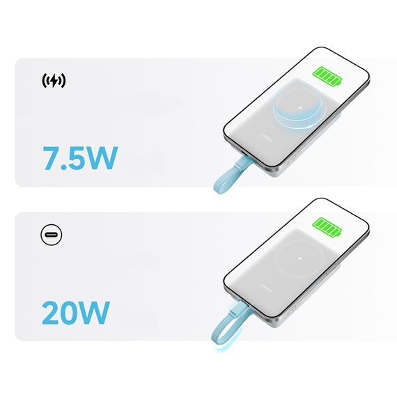Cuktech CP132ML 10000 mAh Magnetic Power Bank - White | Techbox