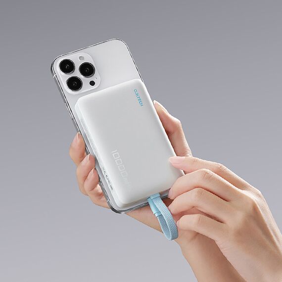 Cuktech CP132ML 10000 mAh Magnetic Power Bank - White | Techbox