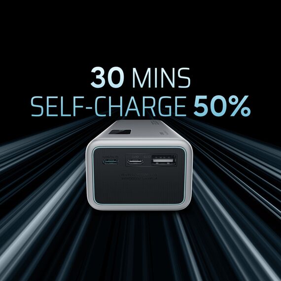 Cuktech P+Series No. 15 Powerbank 150W 20000mAh - Gray - Travel Chargers - Smartphone Chargers - Techbox