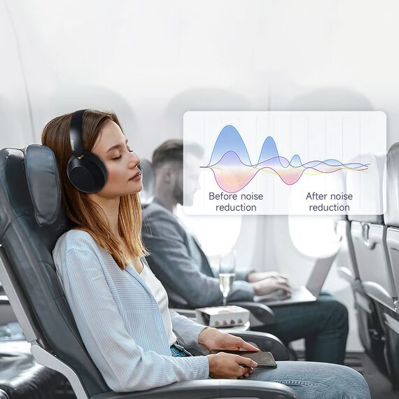 Dudao X22 Max Wireless On-Ear Bluetooth Headphones with ANC - Black - Headsets - Speakers & Headphones - Techbox