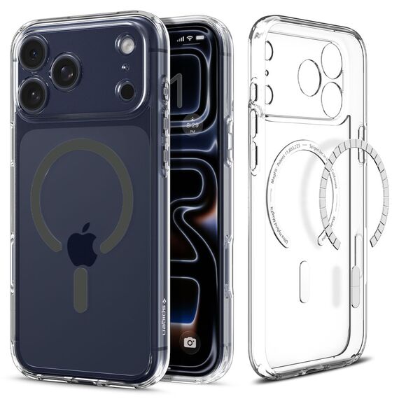 Spigen Ultra Hybrid MagSafe Case for iPhone 17 Pro Max - Clear Gray - Apple Cases - Cases - Techbox
