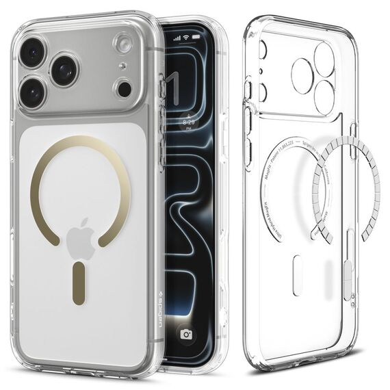 Spigen Ultra Hybrid MagSafe Case for iPhone 17 Pro Max - Transparent Gold | Techbox
