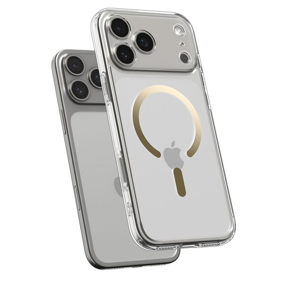 Spigen Ultra Hybrid MagSafe Case for iPhone 17 Pro Max - Transparent Gold | Techbox