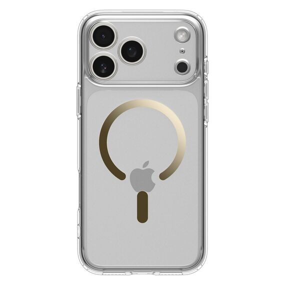 Spigen Ultra Hybrid MagSafe Case for iPhone 17 Pro - Transparent Gold - Apple Cases - Cases - Techbox
