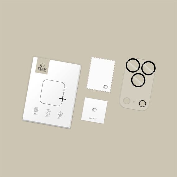 Tech-Protect Cam Fit+ Camera Cover for iPhone 17 Pro - Clear | Techbox
