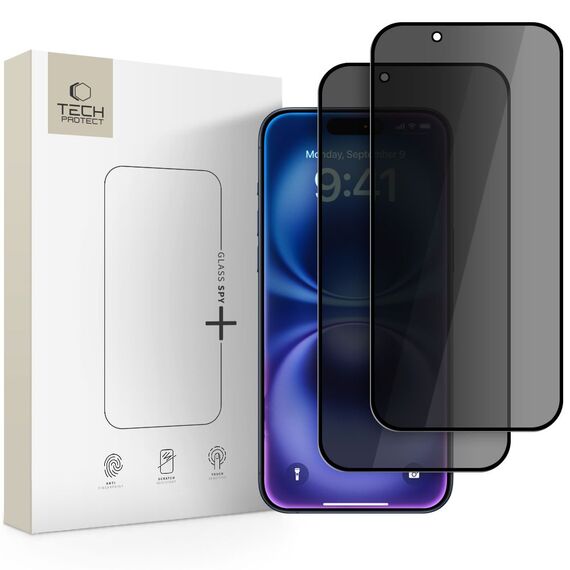 Tech-Protect Glass Spy+ 2-pack privacy glass for iPhone 17 Air