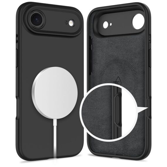 Tech-Protect Silicone MagSafe Case for iPhone 17 Air - Black | Techbox