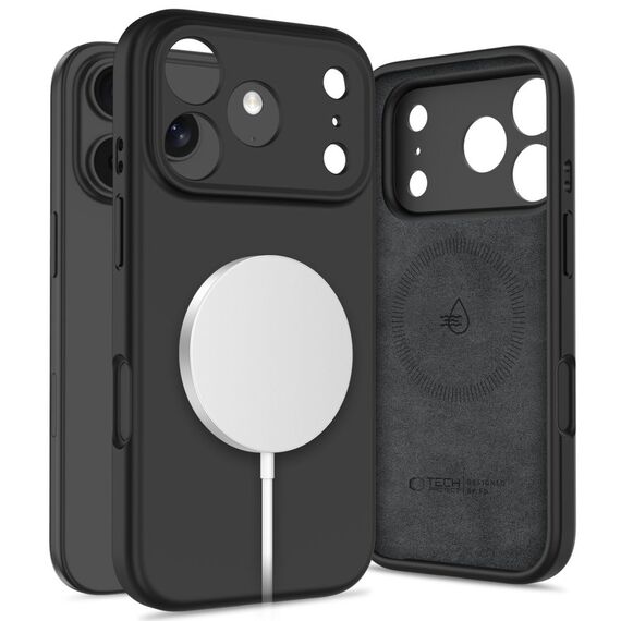 Tech-Protect Silicone MagSafe Case for iPhone 17 Pro - Black - Apple Cases - Cases - Techbox