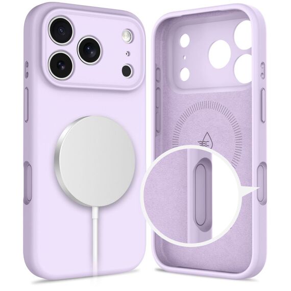 Tech-Protect Silicone MagSafe Case for iPhone 17 Pro - Purple | Techbox