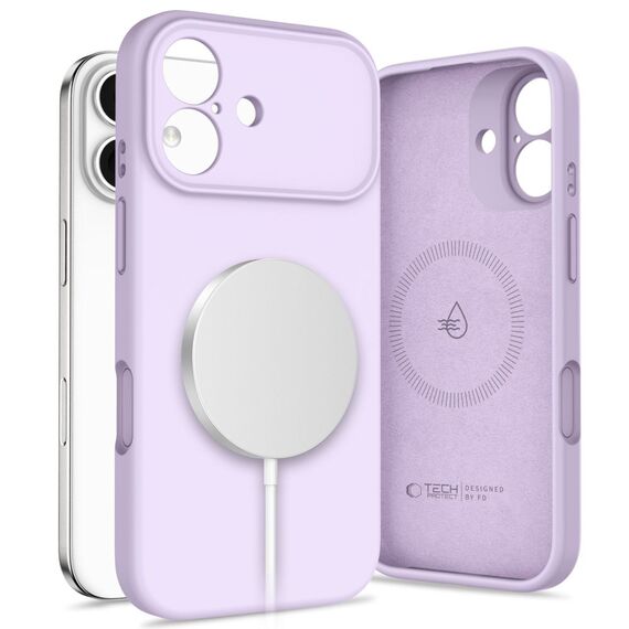 Tech-Protect Silicone MagSafe Case for iPhone 17 - Purple | Techbox
