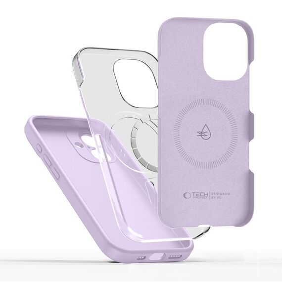 Tech-Protect Silicone MagSafe Case for iPhone 17 - Purple | Techbox