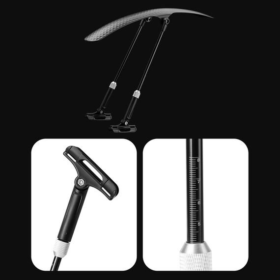 Wozinsky WBR-01 universal adjustable bicycle fender - black - Bicycle - Sports & Fitness - Techbox