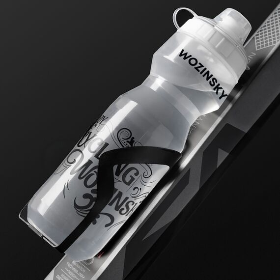 Wozinsky WBR-01T 750ml Bicycle Bottle - Transparent - Smartphone Holders - Smartphones - Techbox