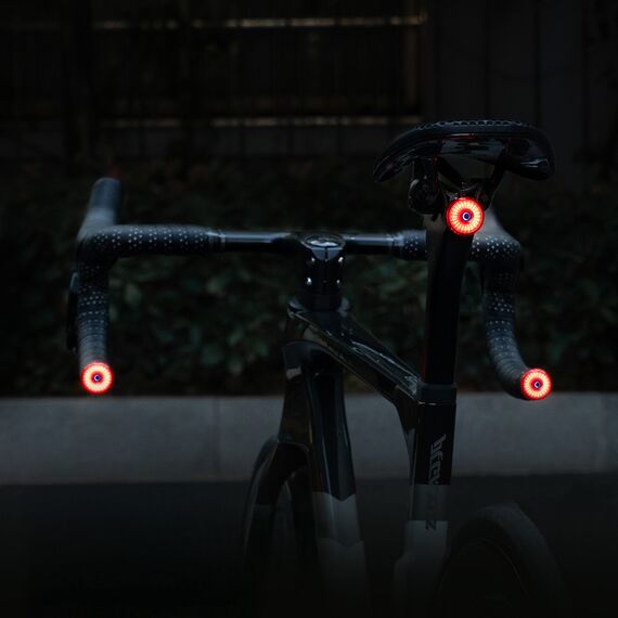 Wozinsky WIS-01 Waterproof Smart Tail Lights 2 pcs - Black