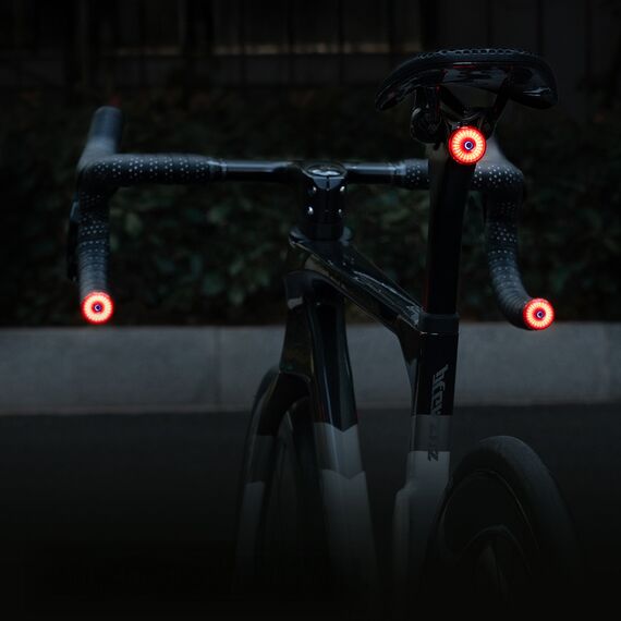 Wozinsky WIS-02 Waterproof Smart Tail Light 1pc - Black