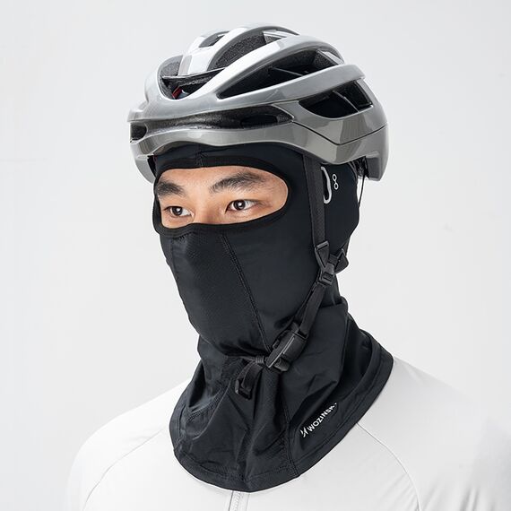 Wozinsky WKM-02B Balaclava Face Mask Motorcycle Bicycle Balaclava with Glasses Holes - Black - Bicycle - Sports & Fitness - Techbox