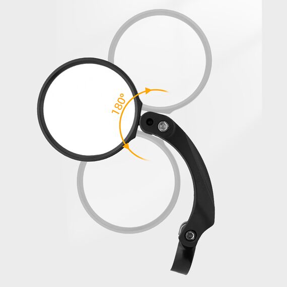 Wozinsky WLR-01I Rearview Left Bicycle Mirror - Black - Bicycle - Sports & Fitness - Techbox