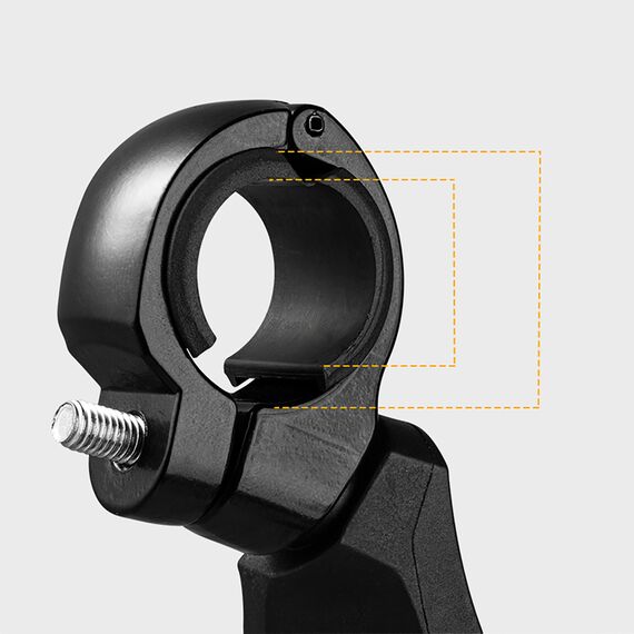 Wozinsky WLR-01I Rearview Left Bicycle Mirror - Black - Bicycle - Sports & Fitness - Techbox