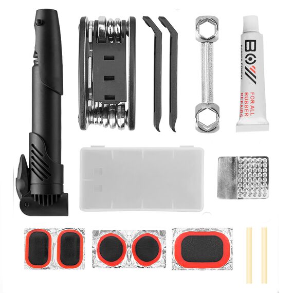 Wozinsky WMZ-01N 16-in-1 Bicycle Multitool Tool Set - Black - Bicycle - Sports & Fitness - Techbox